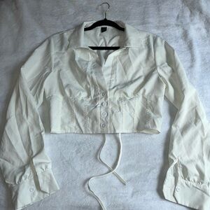 Corset style crop top